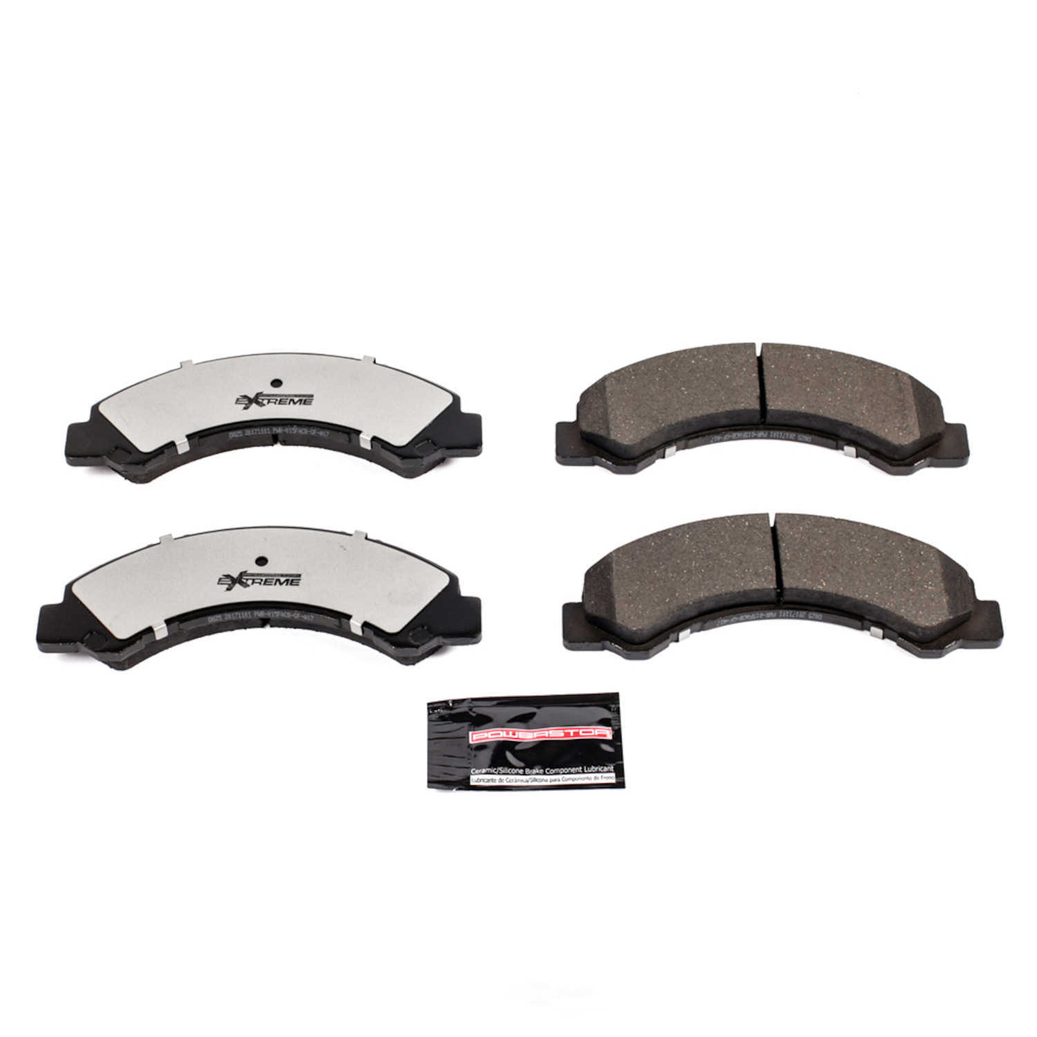POWER STOP - Power Stop - Front Z36 Truck and SUV Carbon-Fiber Ceramic Brake Pads wit (Front) - PWS Z36-825