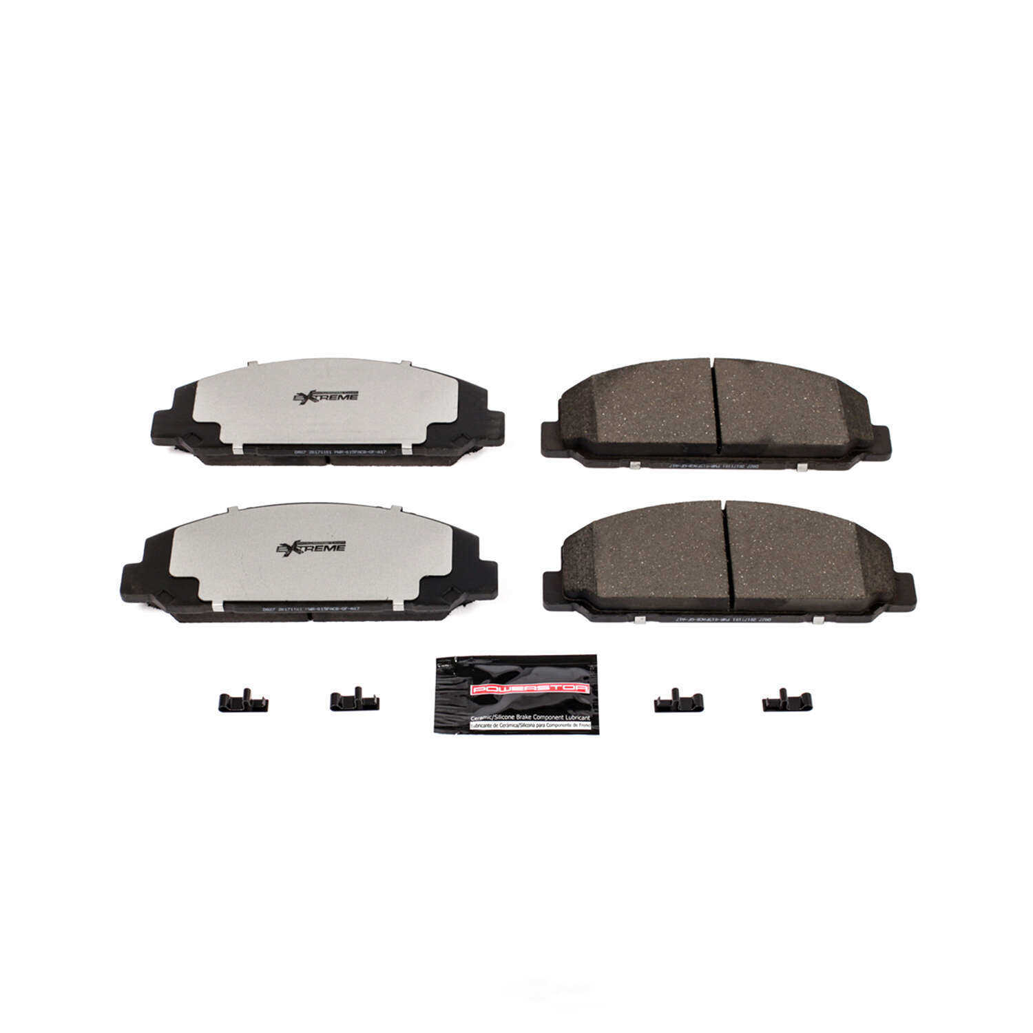 POWER STOP - Power Stop - Z36 Truck and SUV Carbon-Fiber Ceramic Brake Pads with Hard (Front) - PWS Z36-827