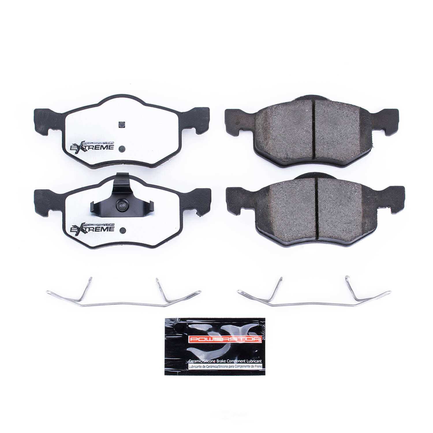 POWER STOP - Power Stop - Front Z36 Truck and SUV Carbon-Fiber Ceramic Brake Pads wit (Front) - PWS Z36-843