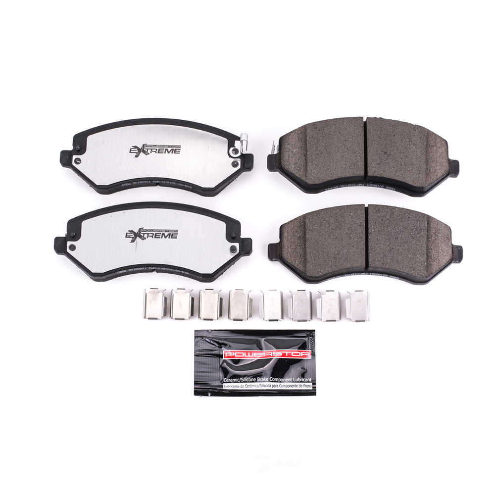 POWER STOP - Power Stop - Front Z36 Truck and SUV Carbon-Fiber Ceramic Brake Pads wit (Front) - PWS Z36-856