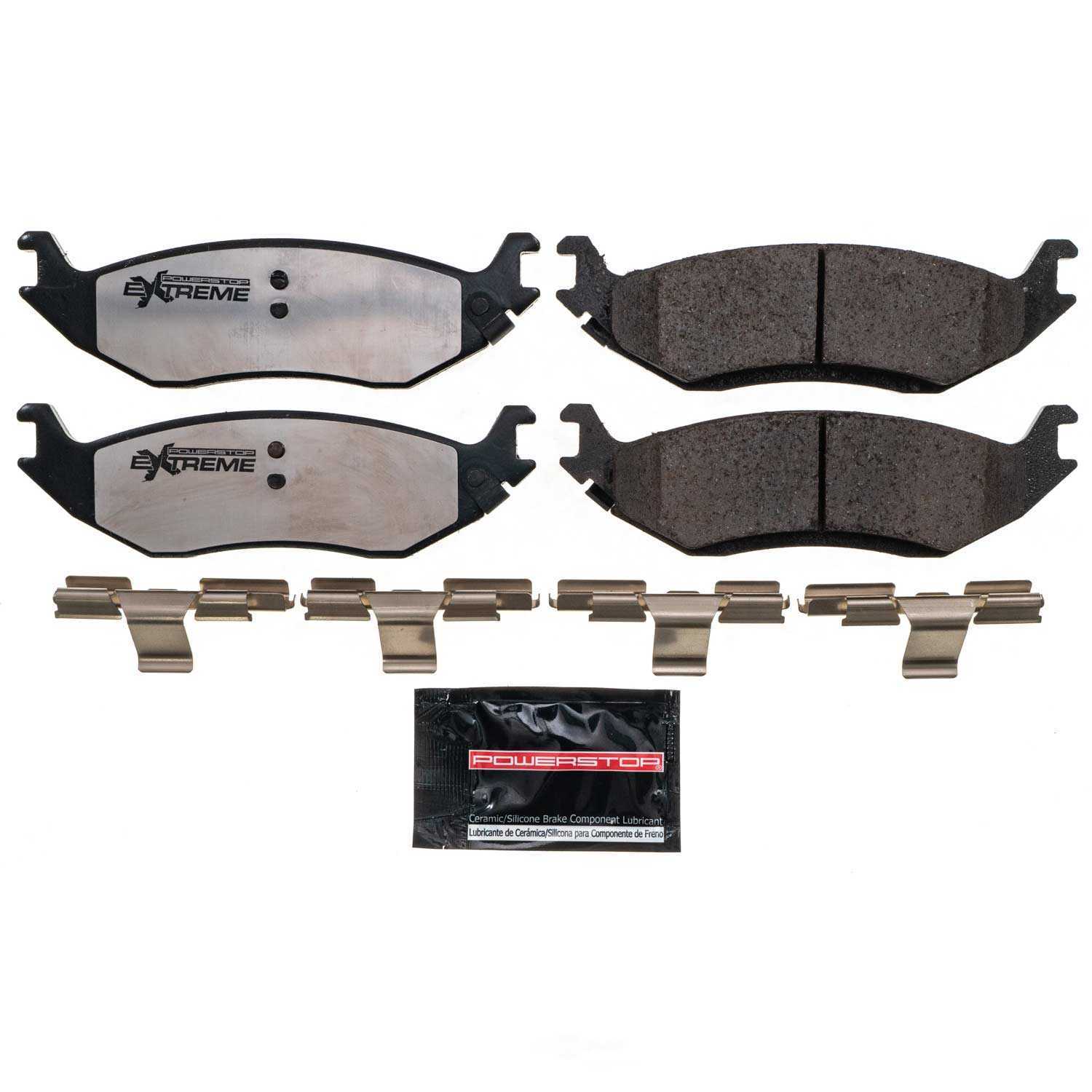 POWER STOP - Power Stop - Rear Z36 Truck and SUV Carbon-Fiber Ceramic Brake Pads with (Rear) - PWS Z36-898