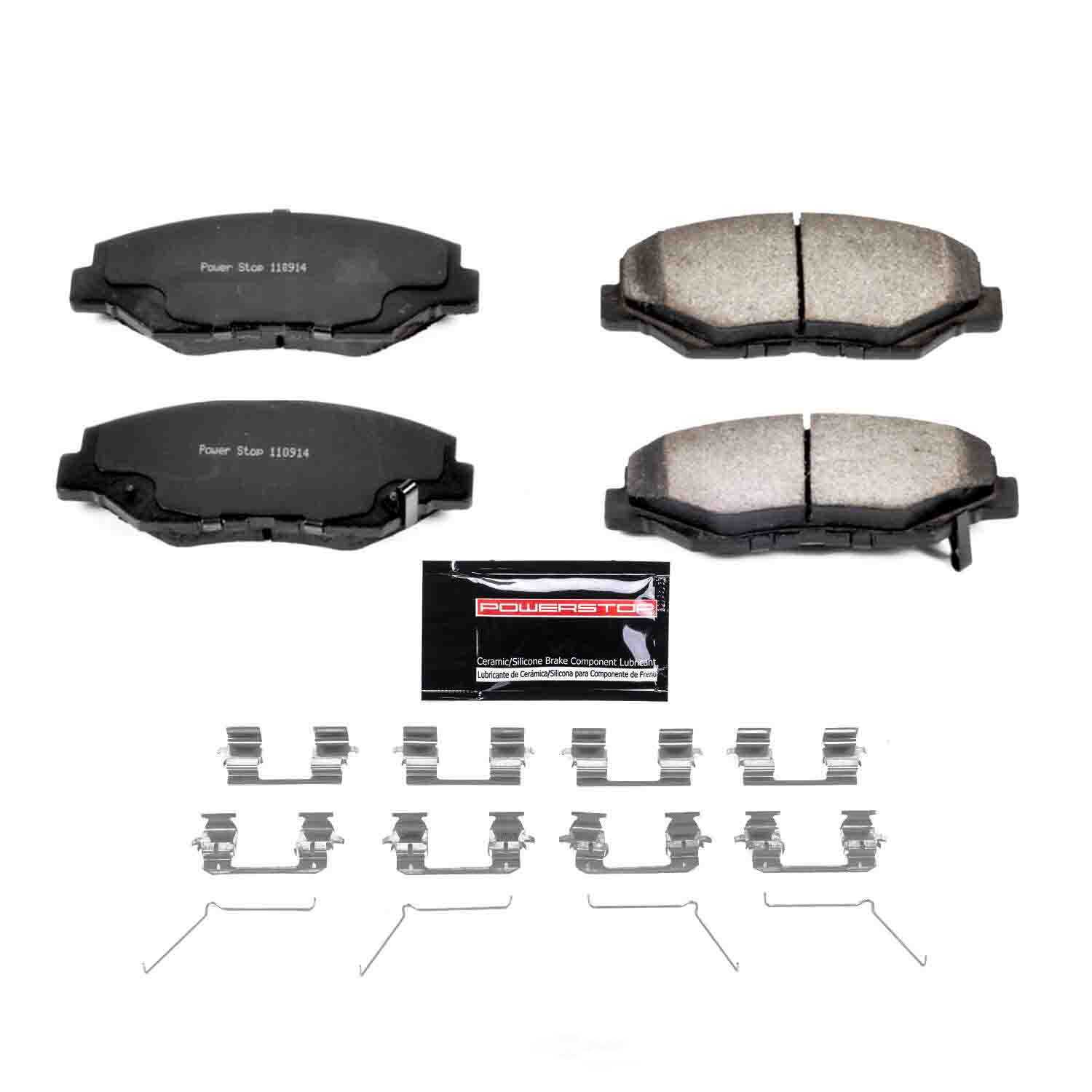 POWER STOP - Power Stop - Front Z36 Truck and SUV Carbon-Fiber Ceramic Brake Pads wit (Front) - PWS Z36-914