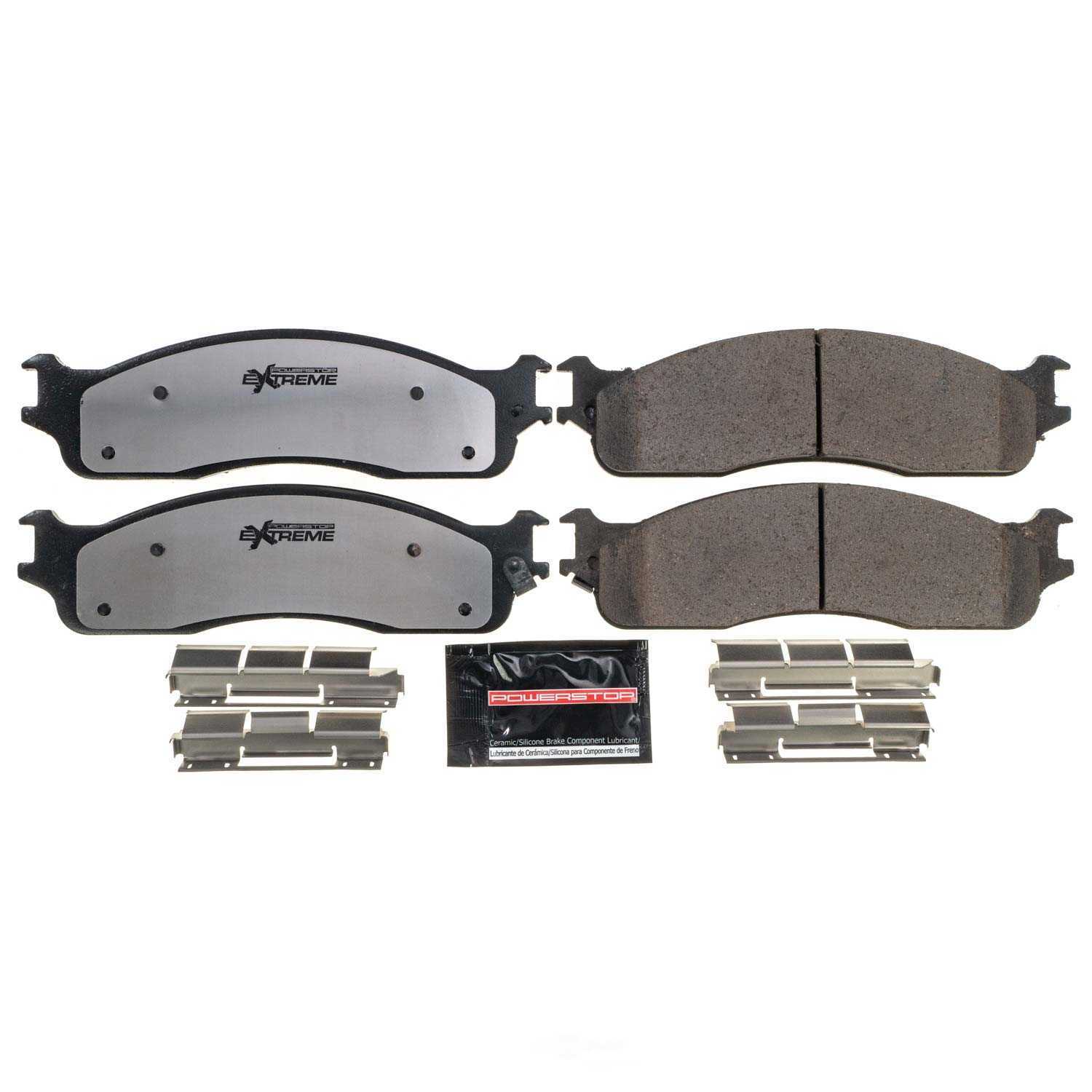POWER STOP - Power Stop - Front Z36 Truck and SUV Carbon-Fiber Ceramic Brake Pads wit (Front) - PWS Z36-965