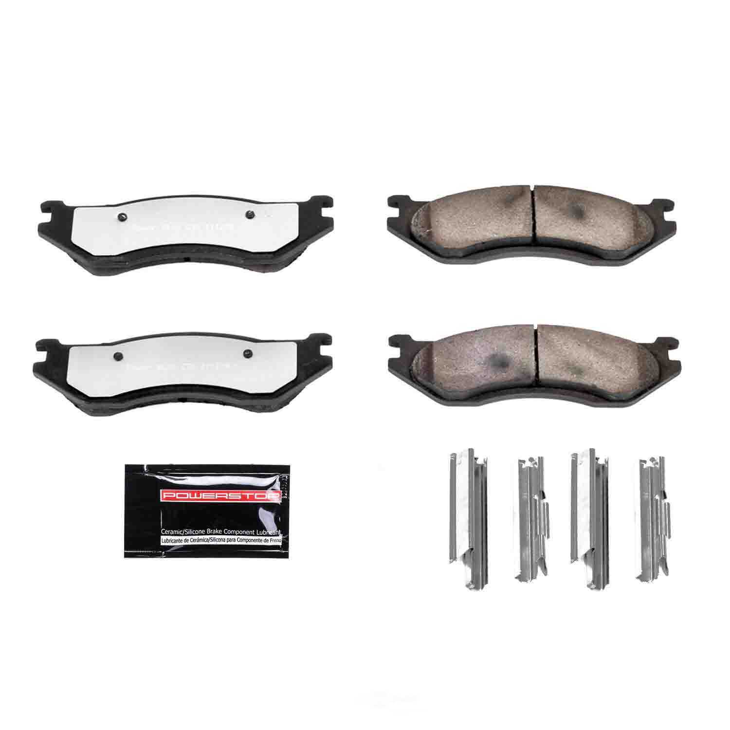 POWER STOP - Power Stop - Front Z36 Truck and SUV Carbon-Fiber Ceramic Brake Pads wit (Front) - PWS Z36-966