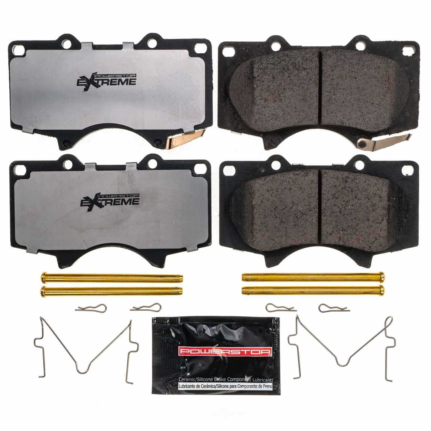 POWER STOP - Power Stop - Front Z36 Truck and SUV Carbon-Fiber Ceramic Brake Pads wit (Front) - PWS Z36-976