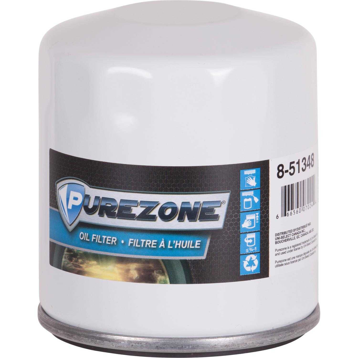 PUREZONE 8-51348 — Filtre à huile moteur