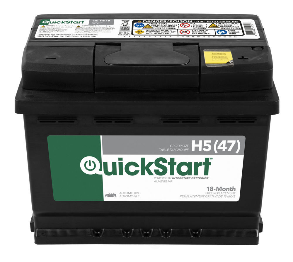 QUICKSTART BATTERIES QSH518 — Batterie de véhicule