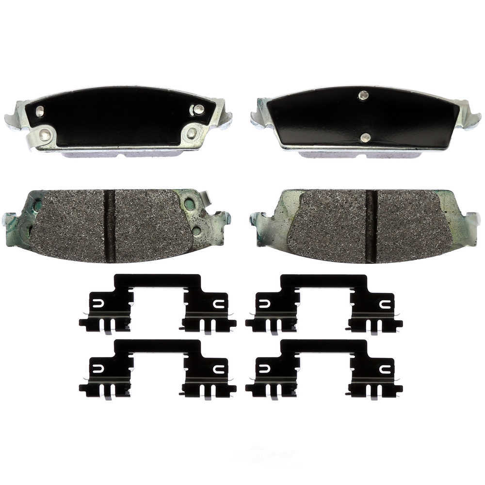 RAYBESTOS SP1707PPH — Rear Disc Brake Pad Set