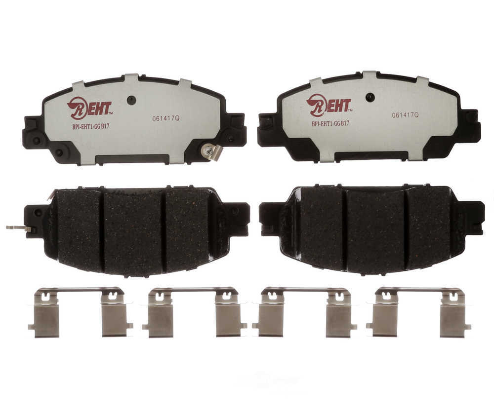 RAYBESTOS - Element3 Hybrid Technology Disc Brake Pad Set (Front) - RAY EHT1860H