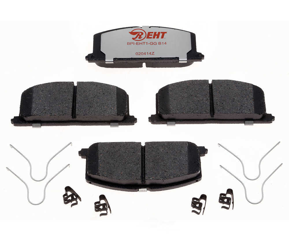 RAYBESTOS - Element3 Hybrid Technology Disc Brake Pad Set (Front) - RAY EHT242H