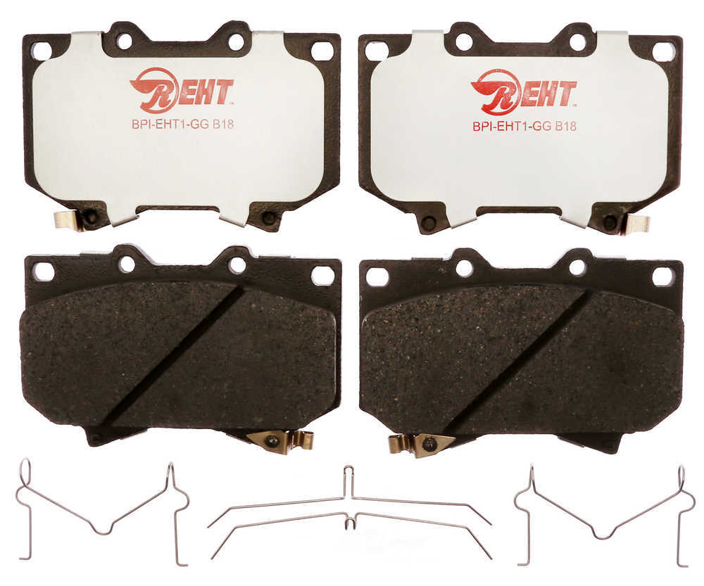 RAYBESTOS - Element3 Hybrid Technology Disc Brake Pad Set (Front) - RAY EHT812H