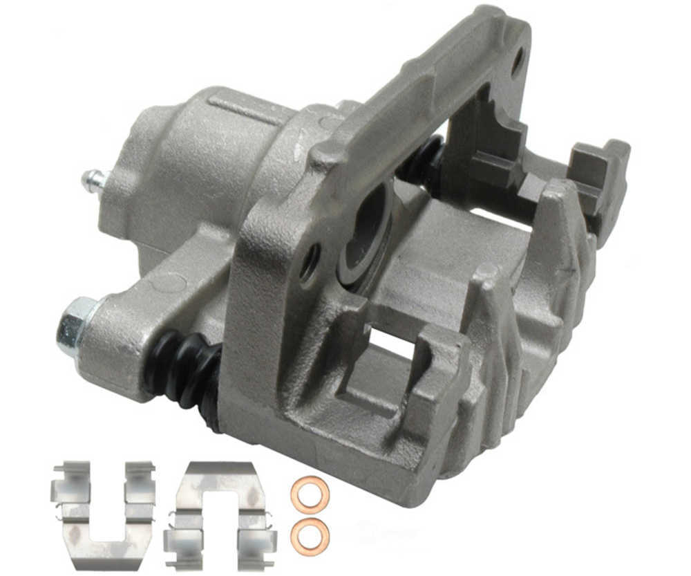 RAYBESTOS - R-Line Remanufactured Semi-Loaded Disc Brake Caliper & Bracket Assembly (Rear Left) - RAY FRC11081