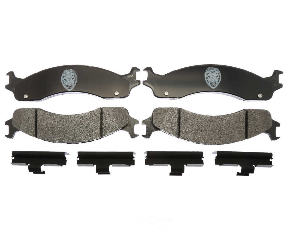 RAYBESTOS - Specialty - Police Metallic Disc Brake Pad Set (Front) - RAY SP655PSH