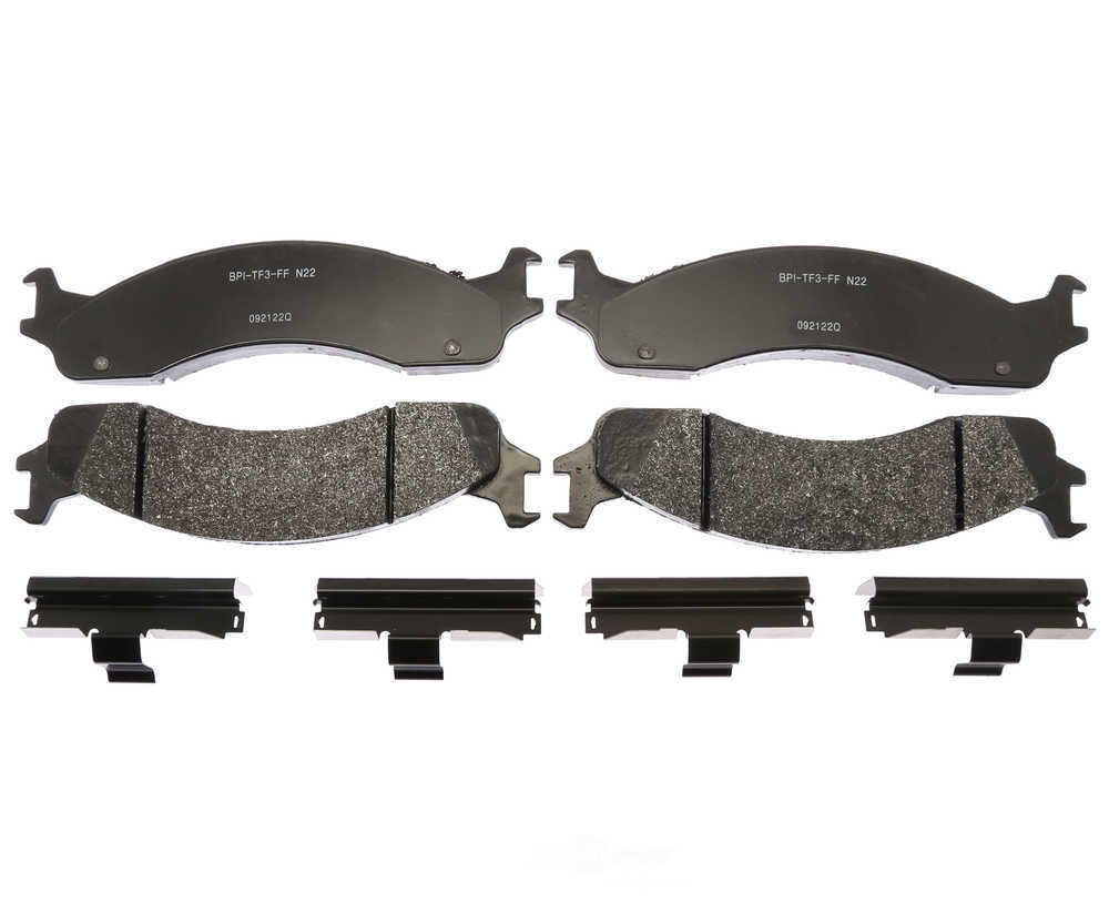RAYBESTOS - Specialty - Medium Duty Metallic Disc Brake Pad Set (Front) - RAY SP655TRH