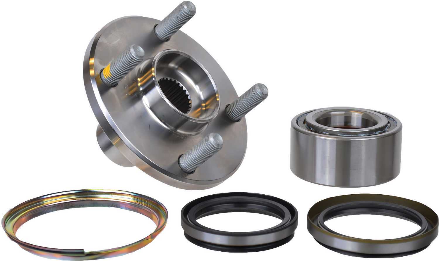 SKF (CHICAGO RAWHIDE) - Wheel Bearing and Hub Assembly Repair Kit ( Without ABS Brakes, With ABS Brakes, Front) - SKF BR930300K