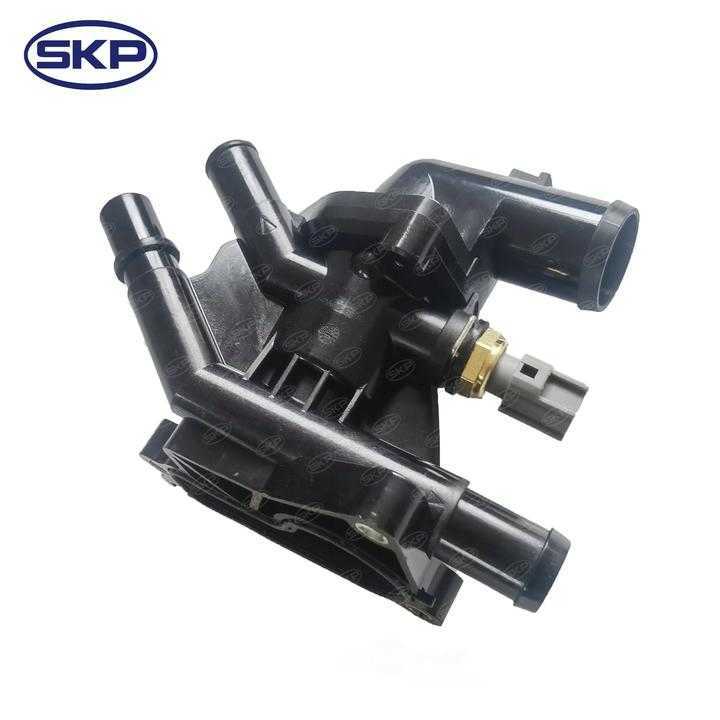 SKP - Engine Coolant Thermostat / Water Outlet Assembly - SKP SK50308