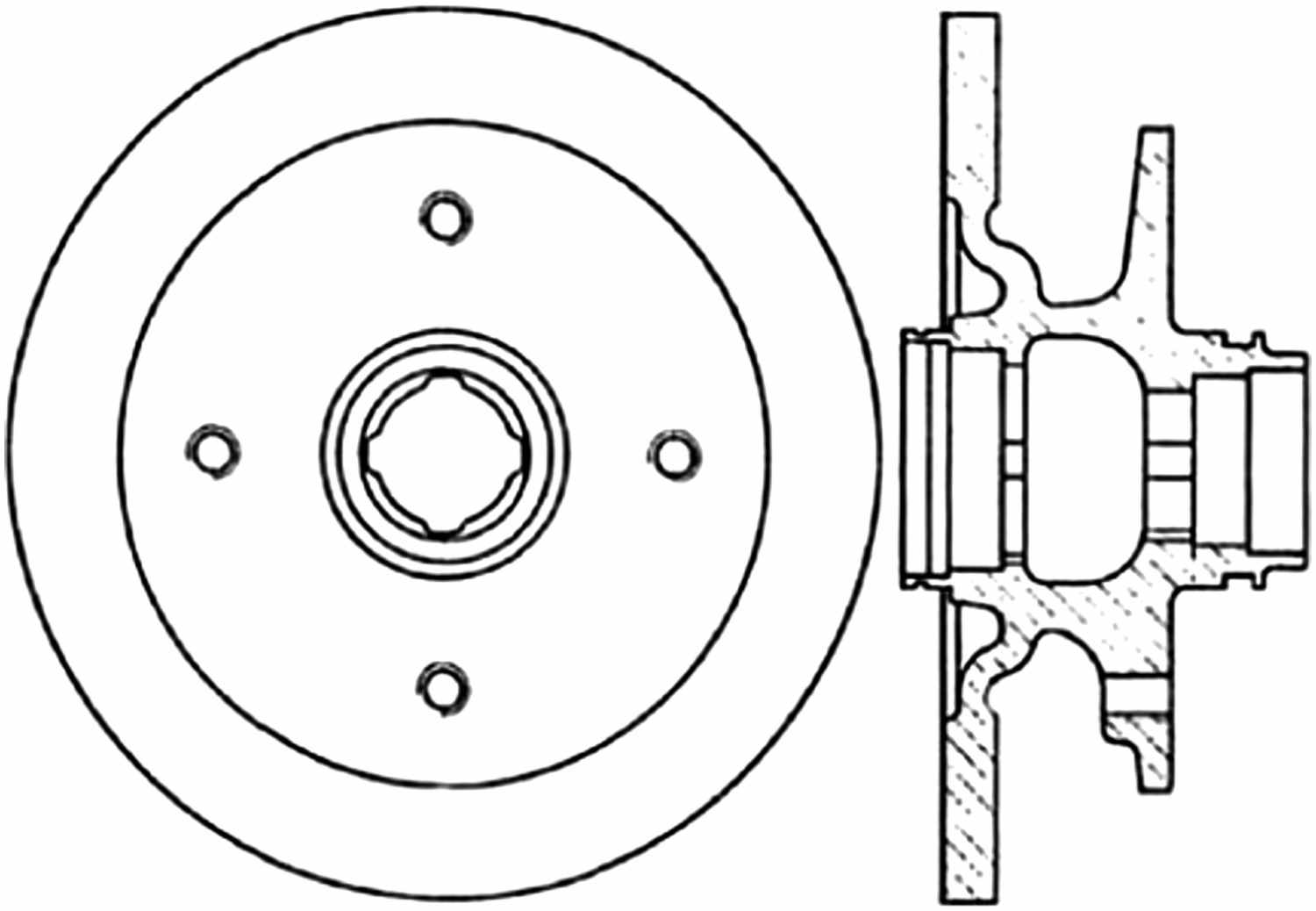 Foto de Rotor del Disco de freno Premium Cryo Treated para Mazda GLC 1977 Marca STOPTECH Número de Parte 120.45006CRY