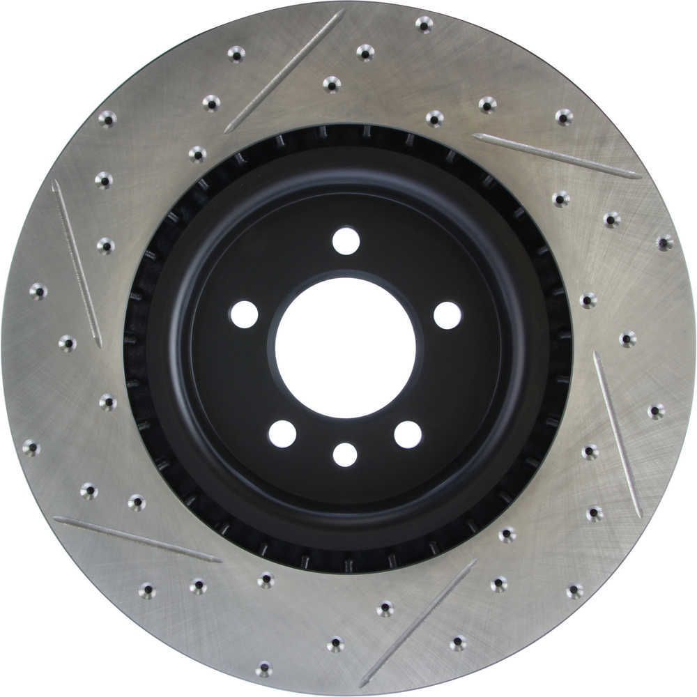 STOPTECH - StopTech Sport Cross-Drilled & Slotted Disc Brake Rotors - SOH 127.22011L