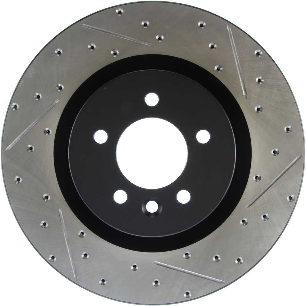 STOPTECH - StopTech Sport Cross-Drilled & Slotted Disc Brake Rotors - SOH 127.22011L