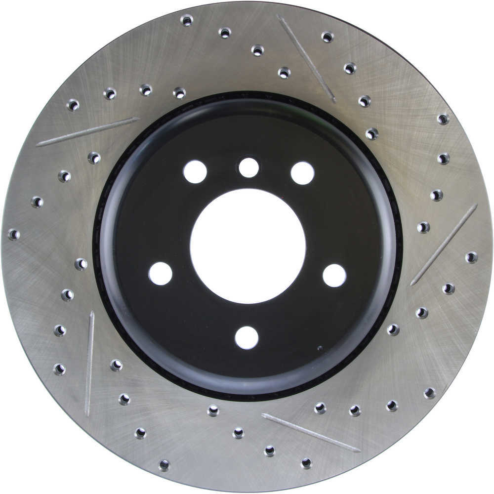 STOPTECH - StopTech Sport Cross-Drilled & Slotted Disc Brake Rotors - SOH 127.34072L