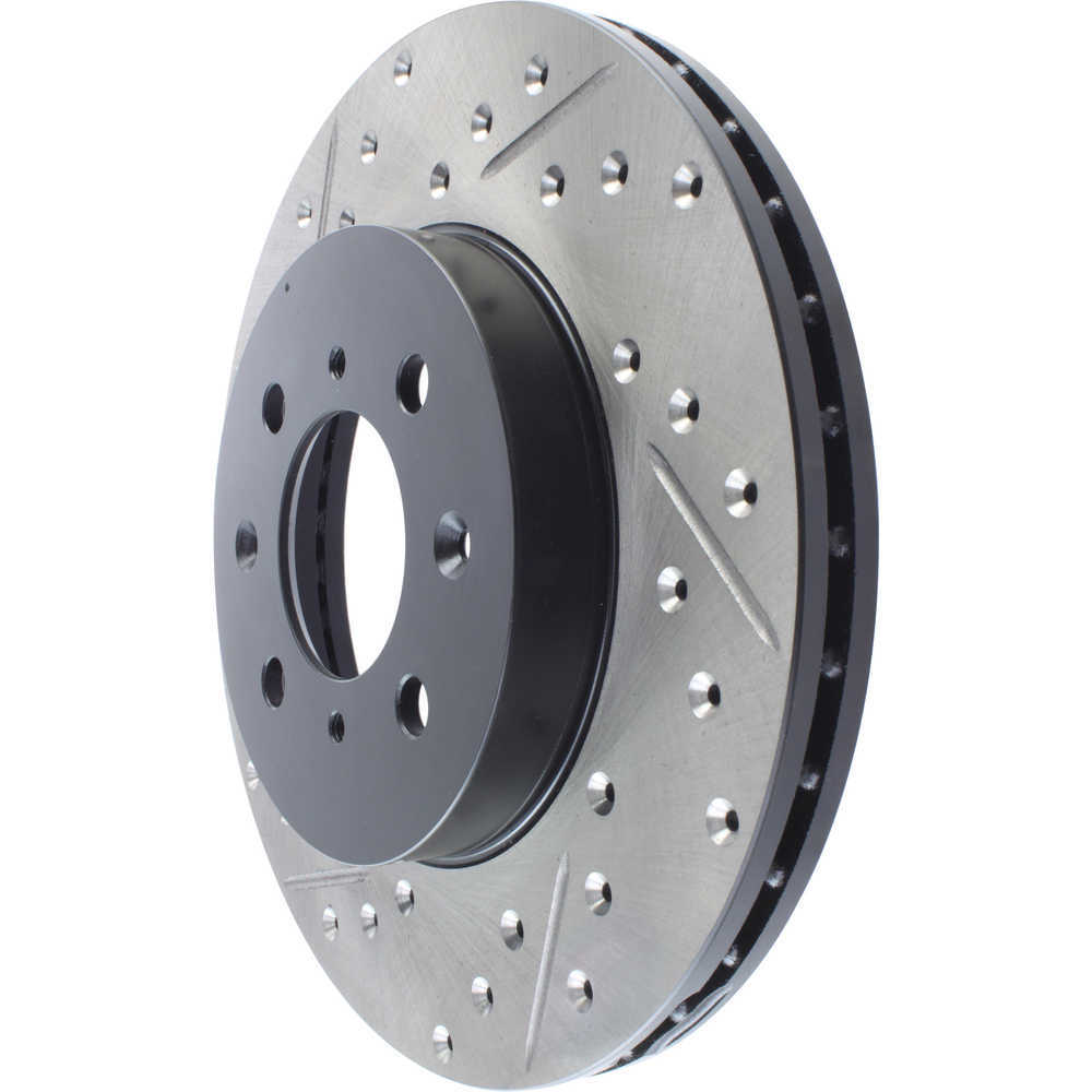 STOPTECH - StopTech Sport Cross-Drilled & Slotted Disc Brake Rotors - SOH 127.40021R