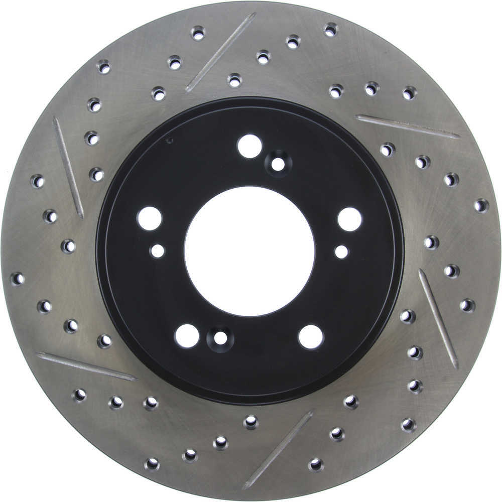 STOPTECH - StopTech Sport Cross-Drilled & Slotted Disc Brake Rotors - SOH 127.40026R