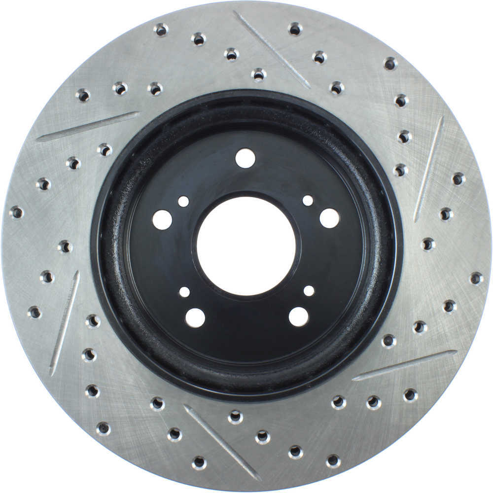 STOPTECH - StopTech Sport Cross-Drilled & Slotted Disc Brake Rotors - SOH 127.40073R