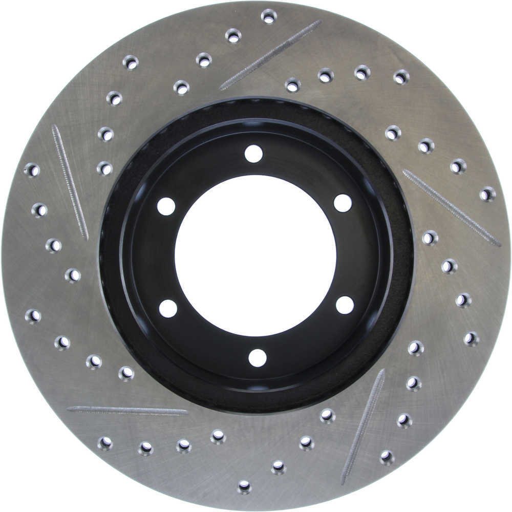 STOPTECH - StopTech Sport Cross-Drilled & Slotted Disc Brake Rotors - SOH 127.44044L