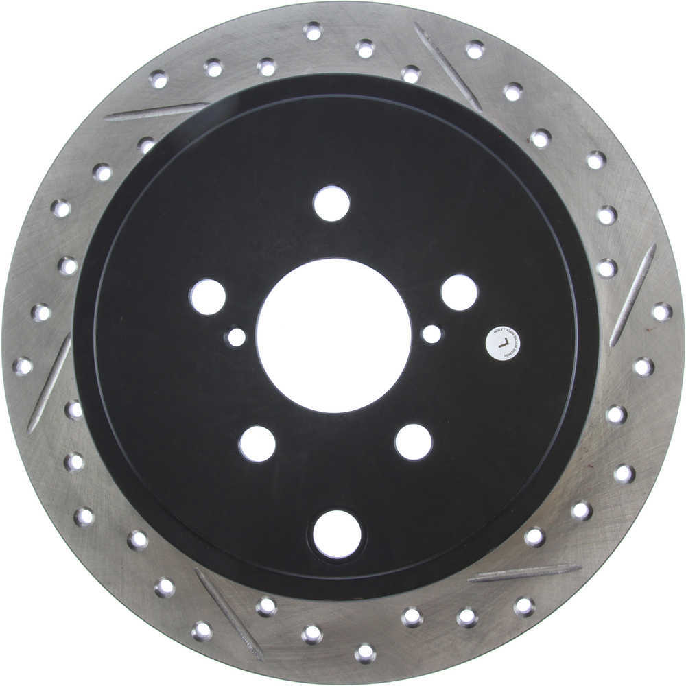 STOPTECH - StopTech Sport Cross-Drilled & Slotted Disc Brake Rotors - SOH 127.47029L