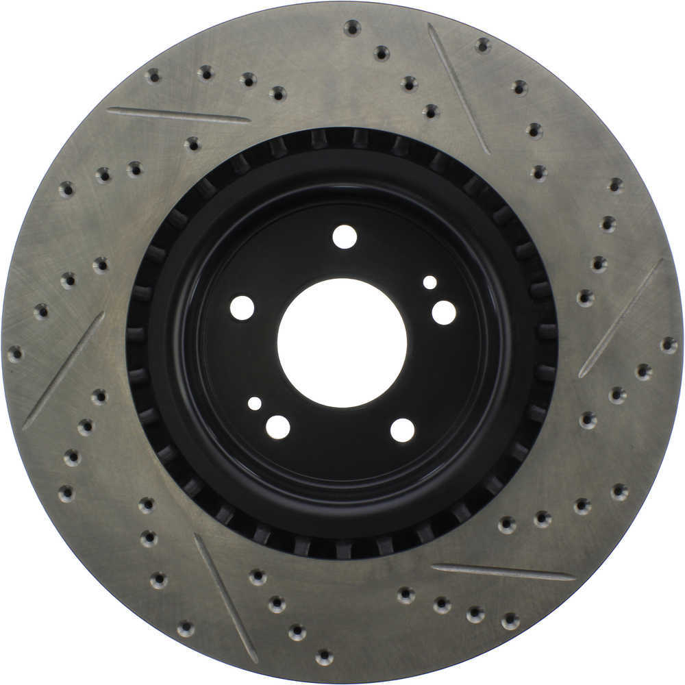 STOPTECH - StopTech Sport Cross-Drilled & Slotted Disc Brake Rotors - SOH 127.51036R