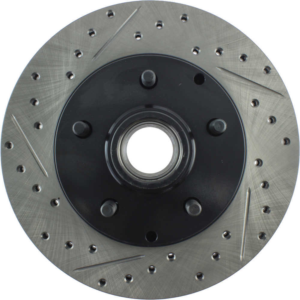 STOPTECH - StopTech Sport Cross-Drilled & Slotted Disc Brake Rotors - SOH 127.66016R