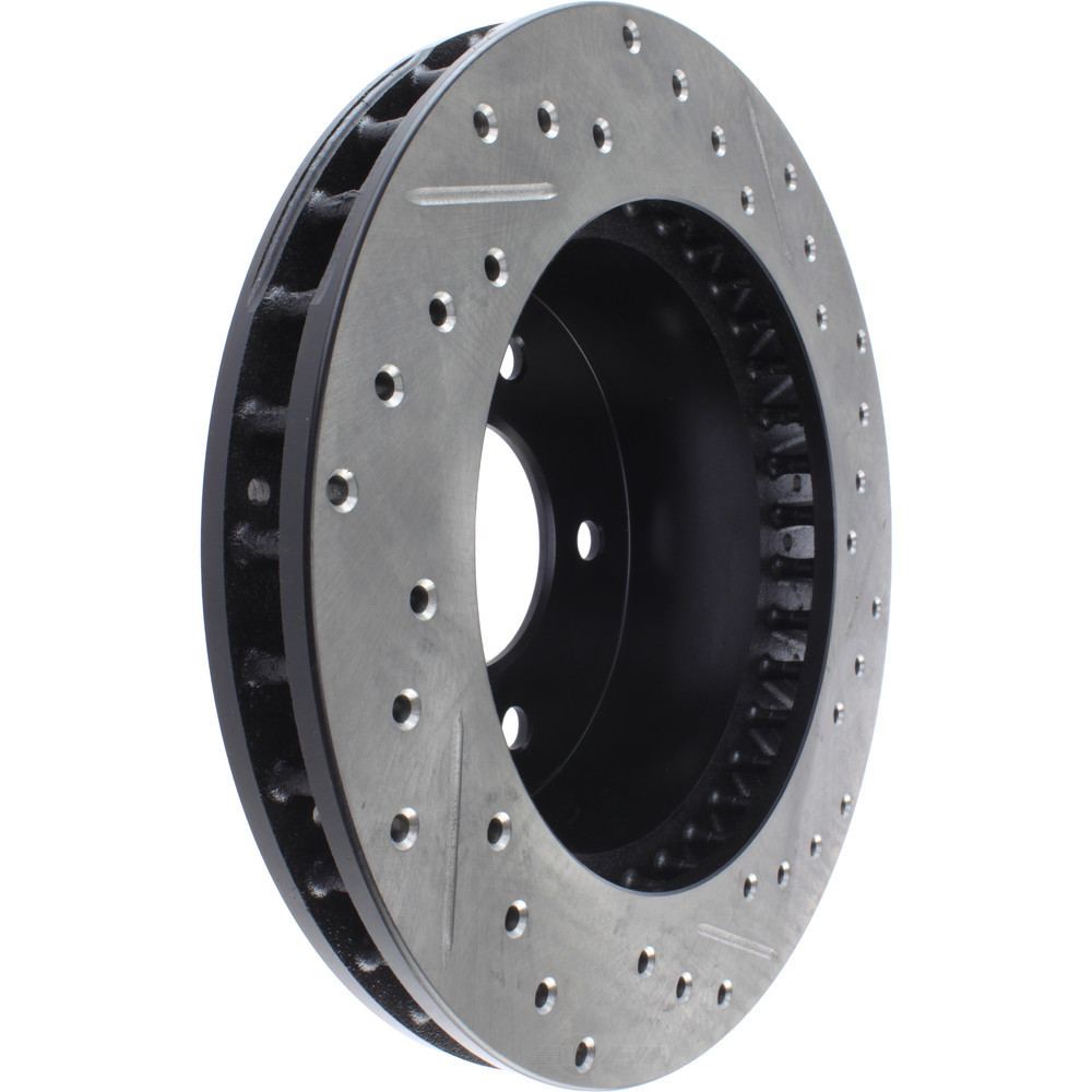 STOPTECH - StopTech Sport Cross-Drilled & Slotted Disc Brake Rotors (Front Right) - SOH 127.66022R