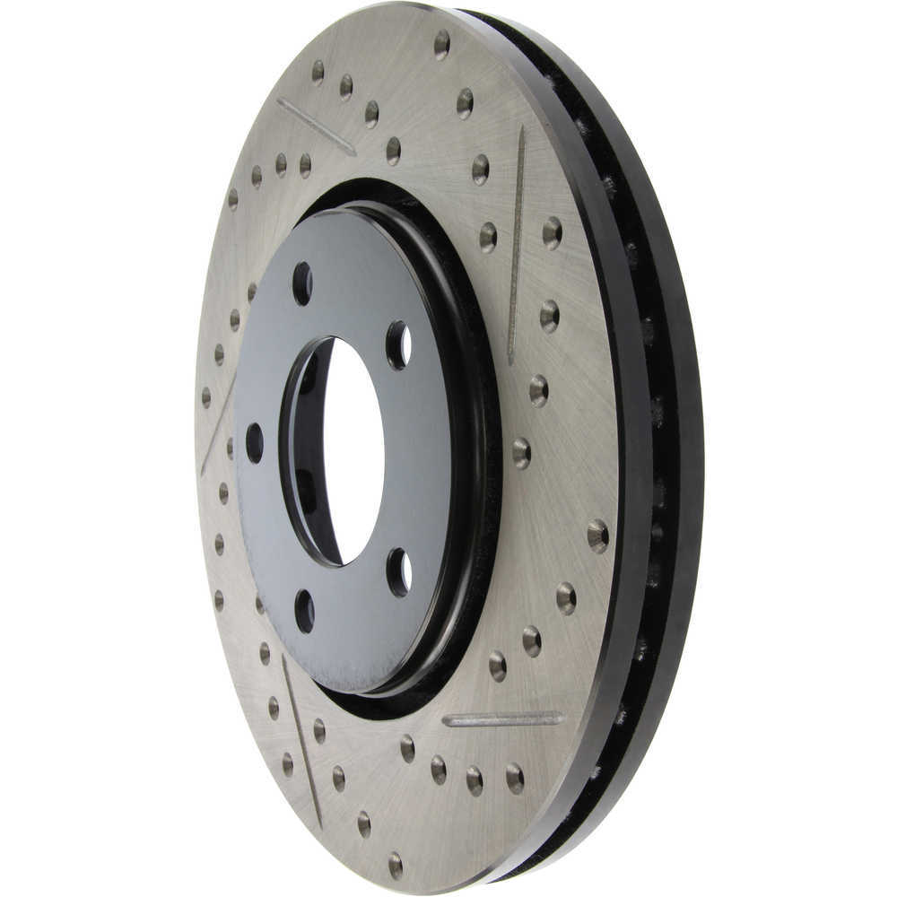 STOPTECH - StopTech Sport Cross-Drilled & Slotted Disc Brake Rotors - SOH 127.67049L