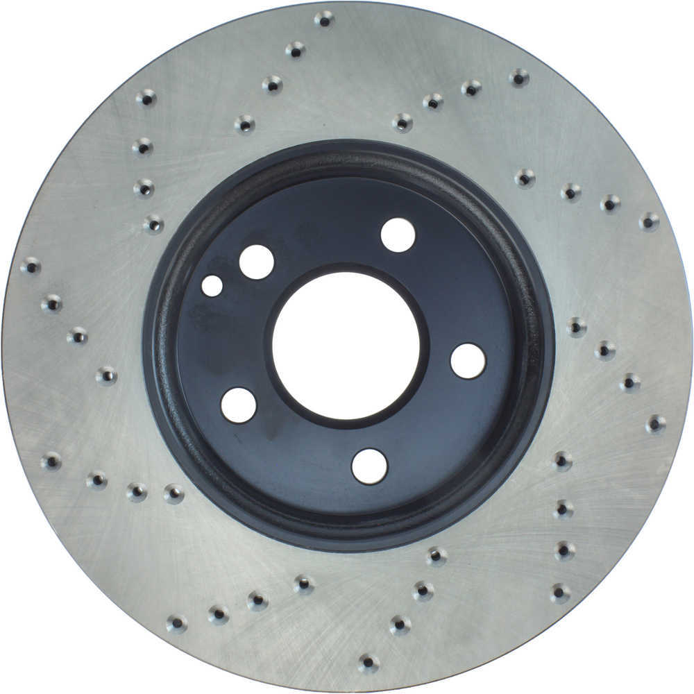 STOPTECH - StopTech Sport Cross-Drilled Disc Brake Rotors - SOH 128.35060L