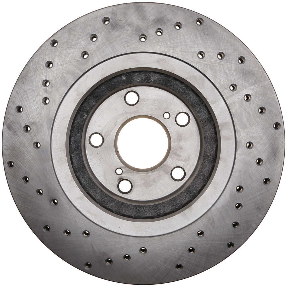 STOPTECH - StopTech Sport Cross-Drilled Disc Brake Rotors - SOH 128.44158L