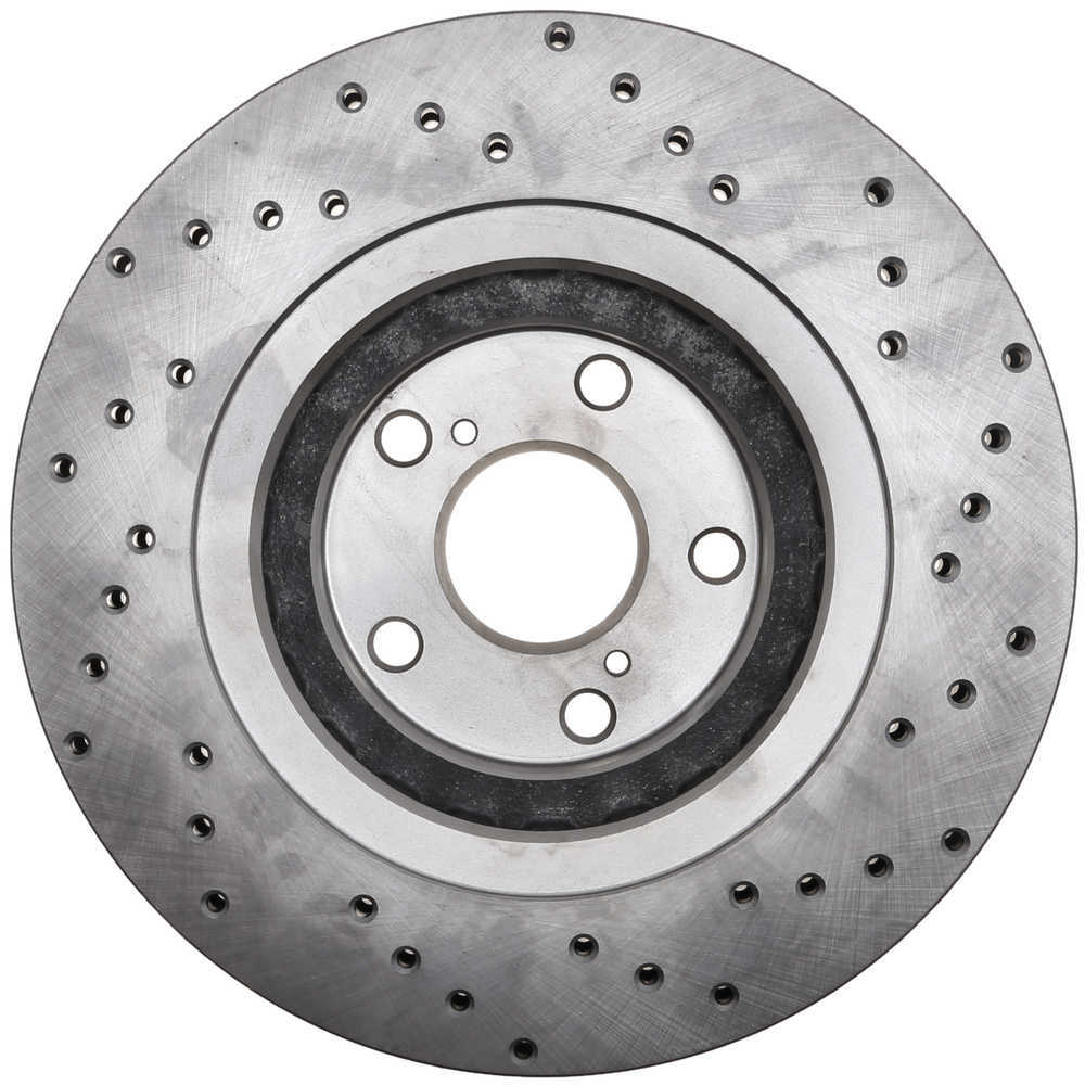 STOPTECH - StopTech Sport Cross-Drilled Disc Brake Rotors - SOH 128.44158R