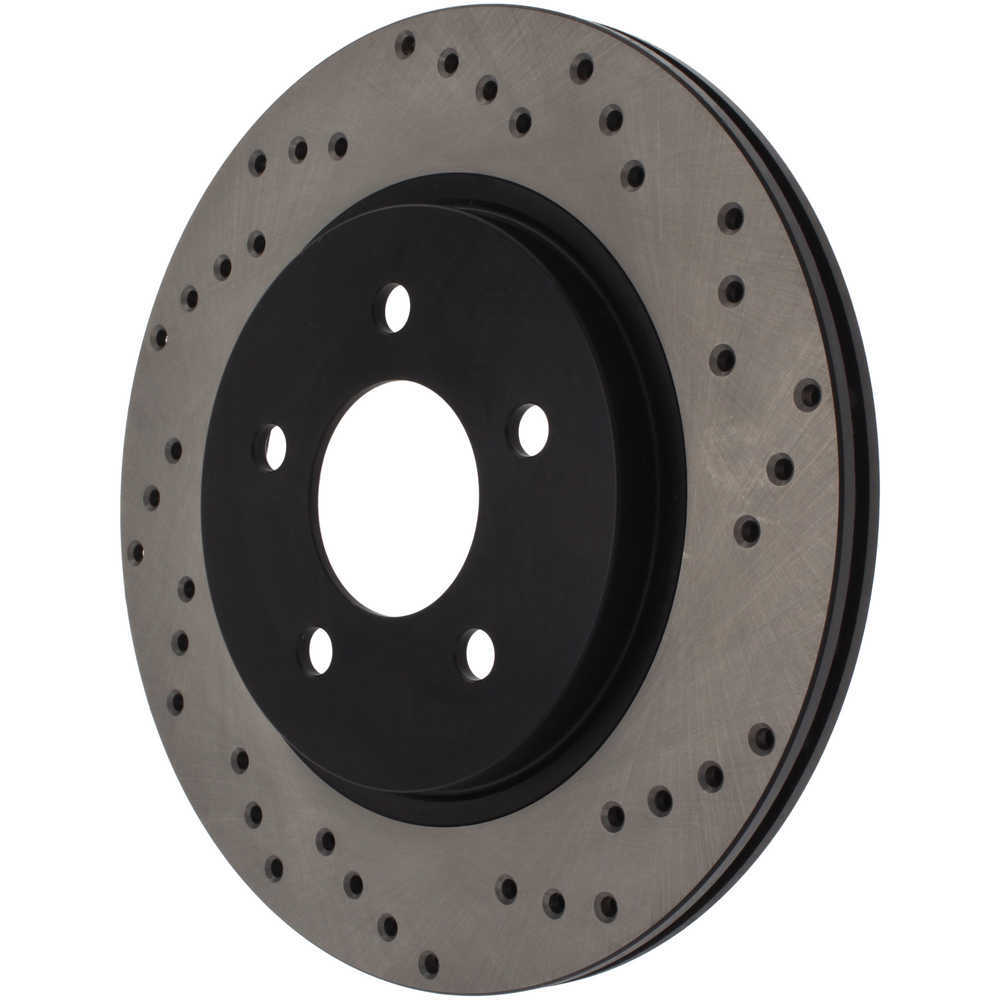 STOPTECH - StopTech Sport Cross-Drilled Disc Brake Rotors - SOH 128.61087R