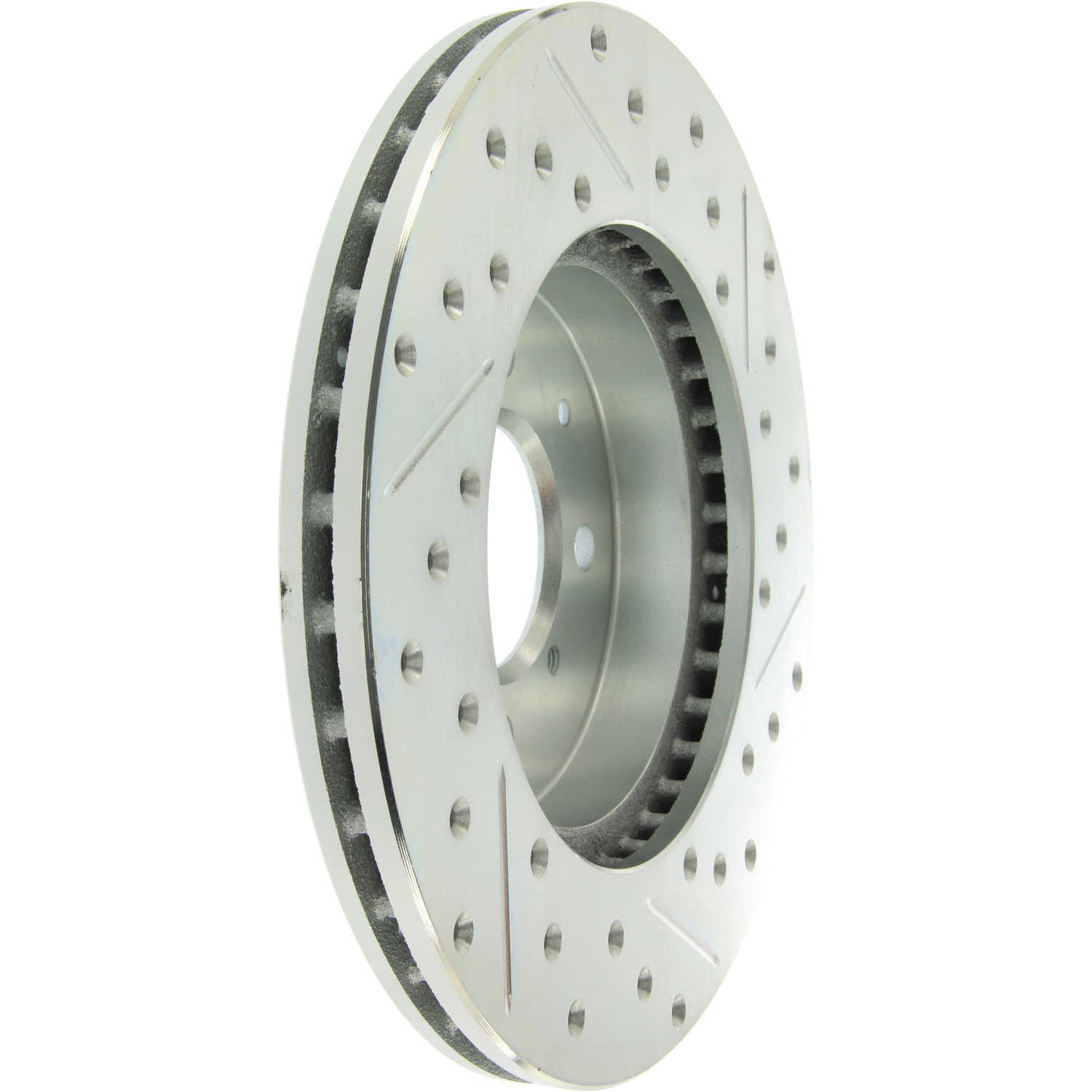 STOPTECH - StopTech Select Sport Cross-Drilled & Slotted Disc Brake Rotors - SOH 227.40021R