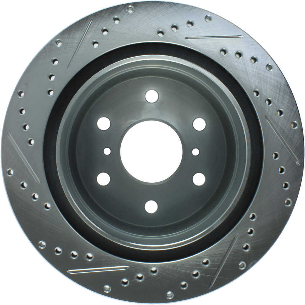 STOPTECH - StopTech Select Sport Cross-Drilled & Slotted Disc Brake Rotors (Rear Left) - SOH 227.66065L