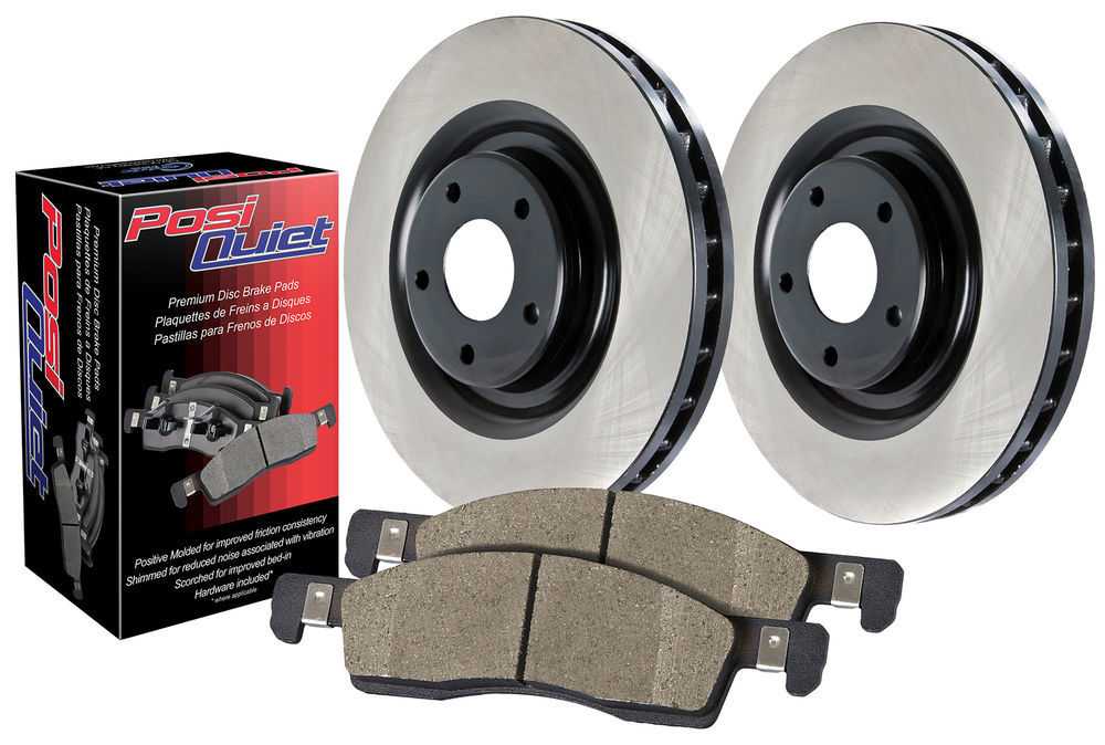 STOPTECH - Preferred - Single Axle Disc Brake Pad and Rotor Kit (Front) - SOH 909.20006