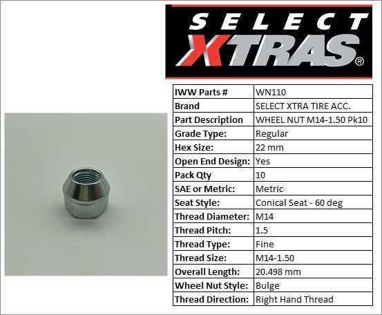 Wheel Lug Nut