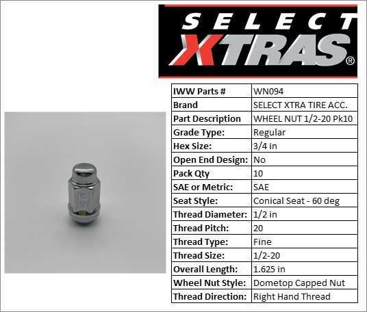 Wheel Lug Nut