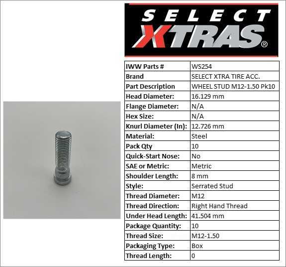 Wheel Lug Stud
