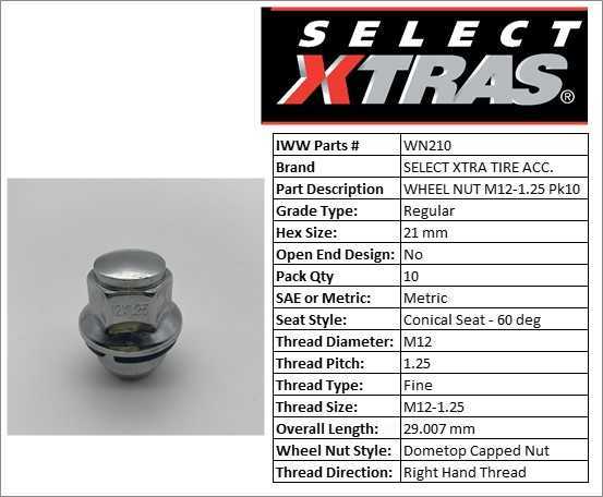 Wheel Lug Nut