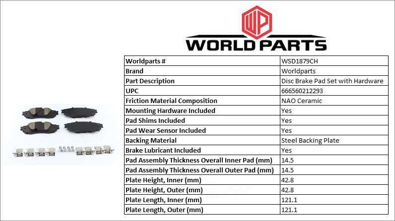 Worldparts Synergy Ceramic