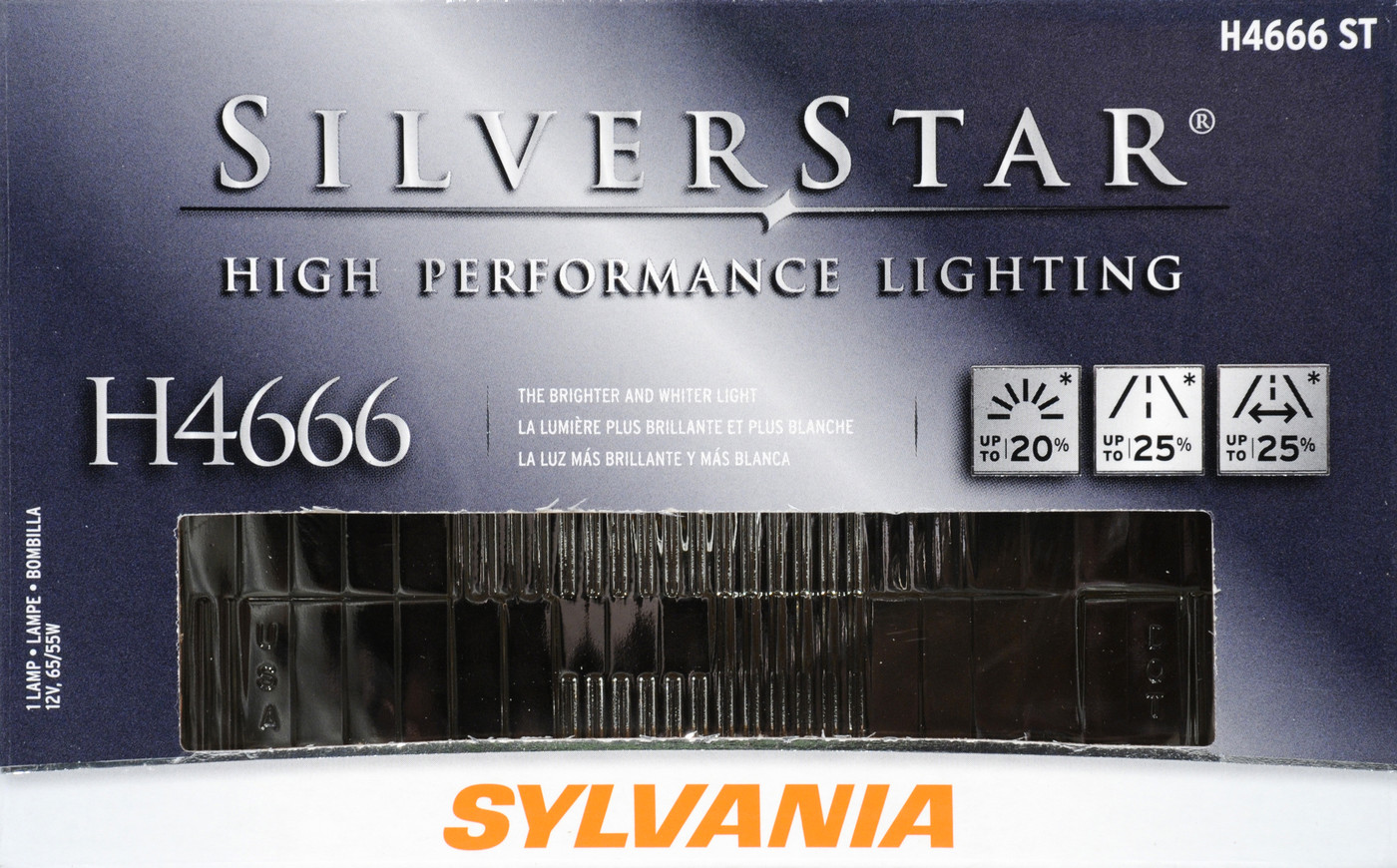 SYLVANIA - Sylvania SilverStar (High Beam and Low Beam) - SYL H4666ST