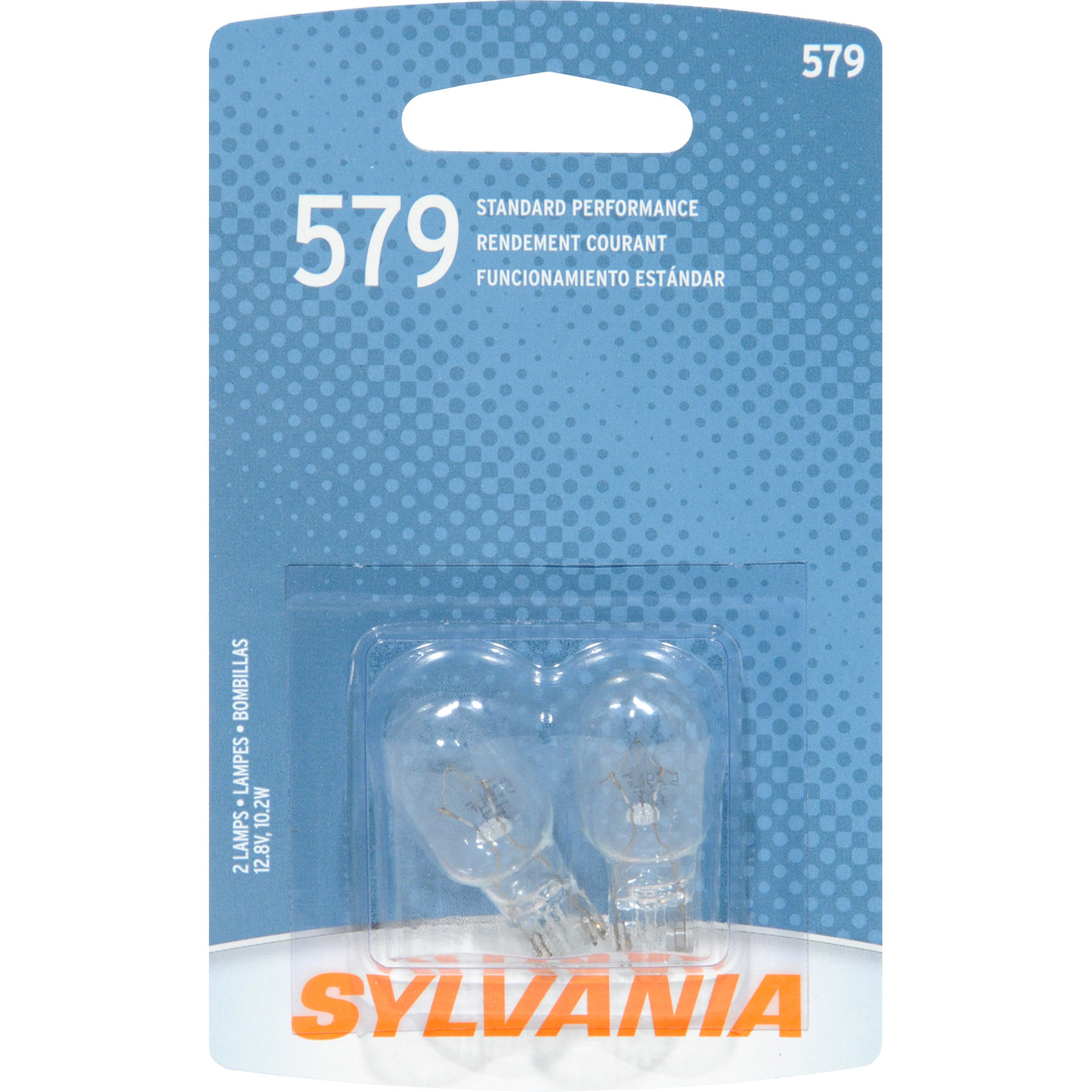 SYLVANIA RETAIL PACKS - Blister Pack Twin Trunk or Cargo Area Light - SYR 579.BP2