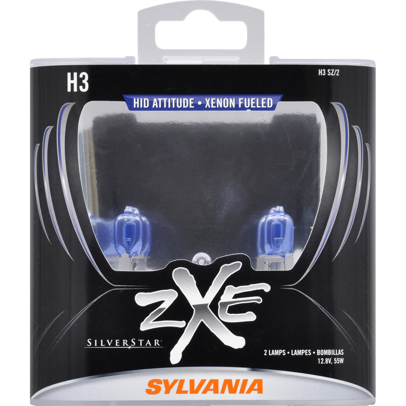SYLVANIA RETAIL PACKS - SilverStar zXe Plastic Box Twin Fog Light Bulb - SYR H3SZ.PB2