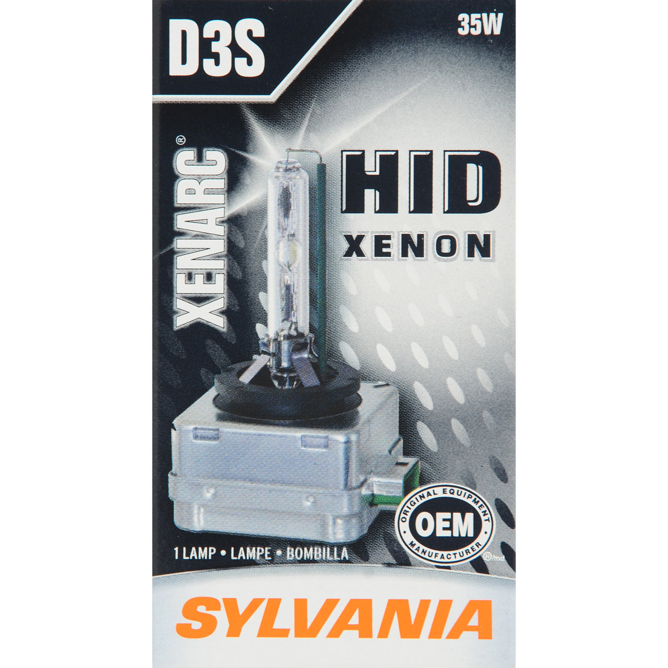 SYLVANIA RETAIL PACKS - Box Headlight Bulb (High Beam and Low Beam) - SYR D3S.BX