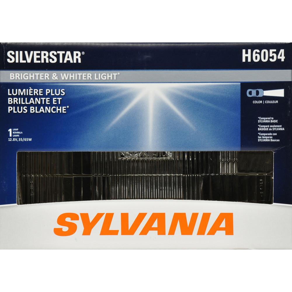 SYLVANIA RETAIL PACKS - SilverStar Box Headlight Bulb (High Beam and Low Beam) - SYR H6054ST.BX